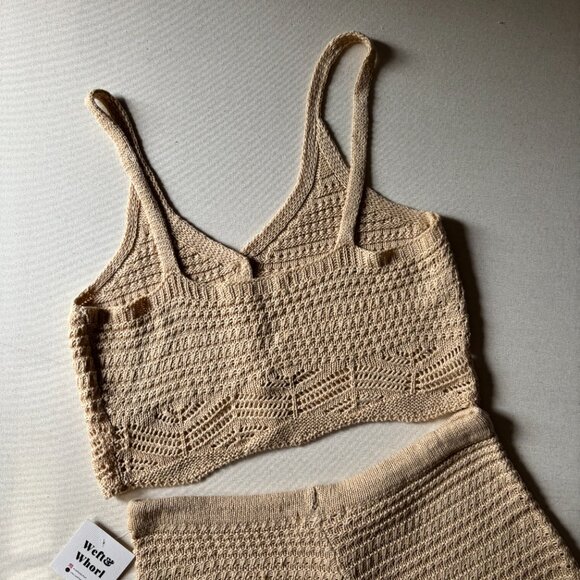 Soft Crochet Top & Shorts Lounge Set - Picture 6 of 6